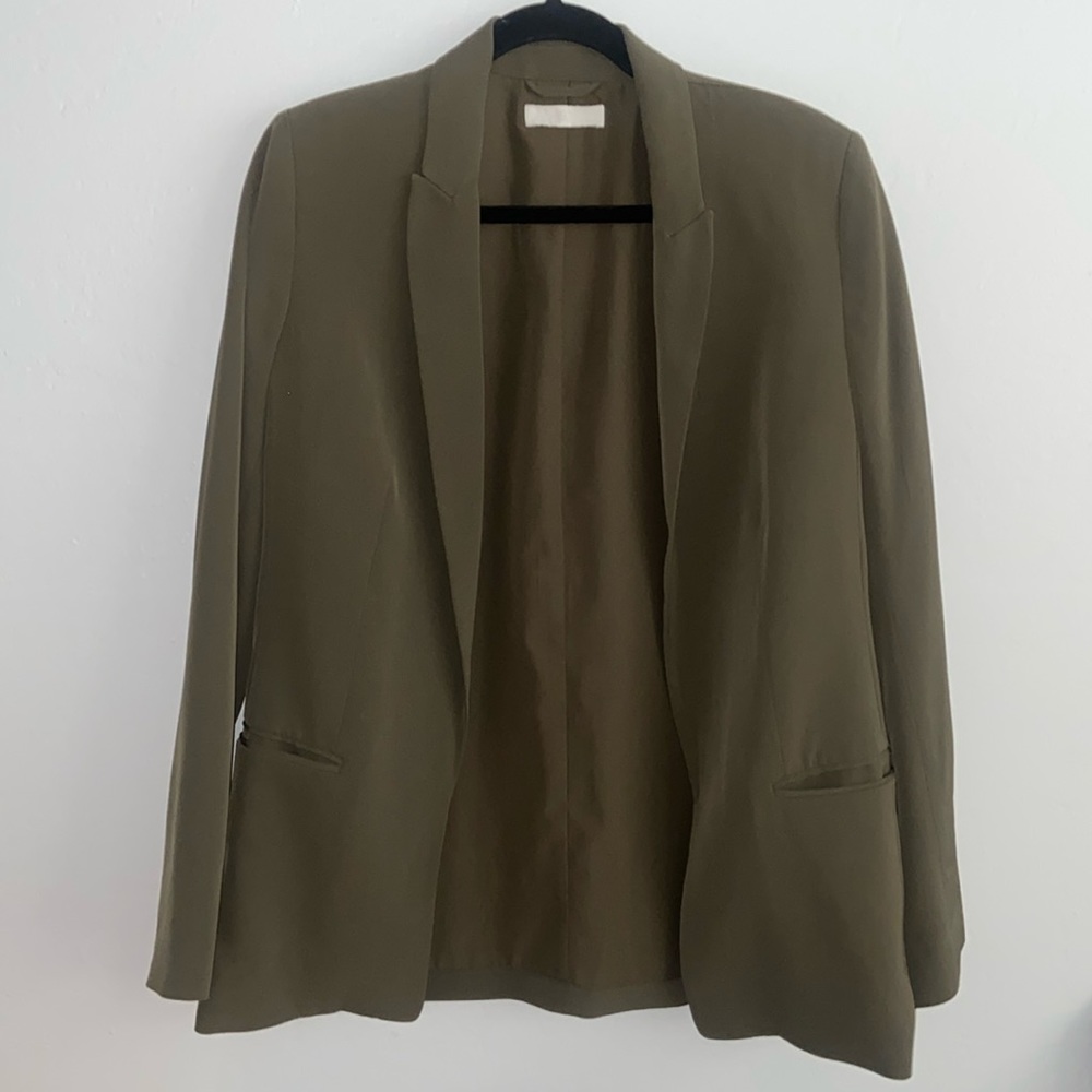 H&M Olive Blazer Jacket S